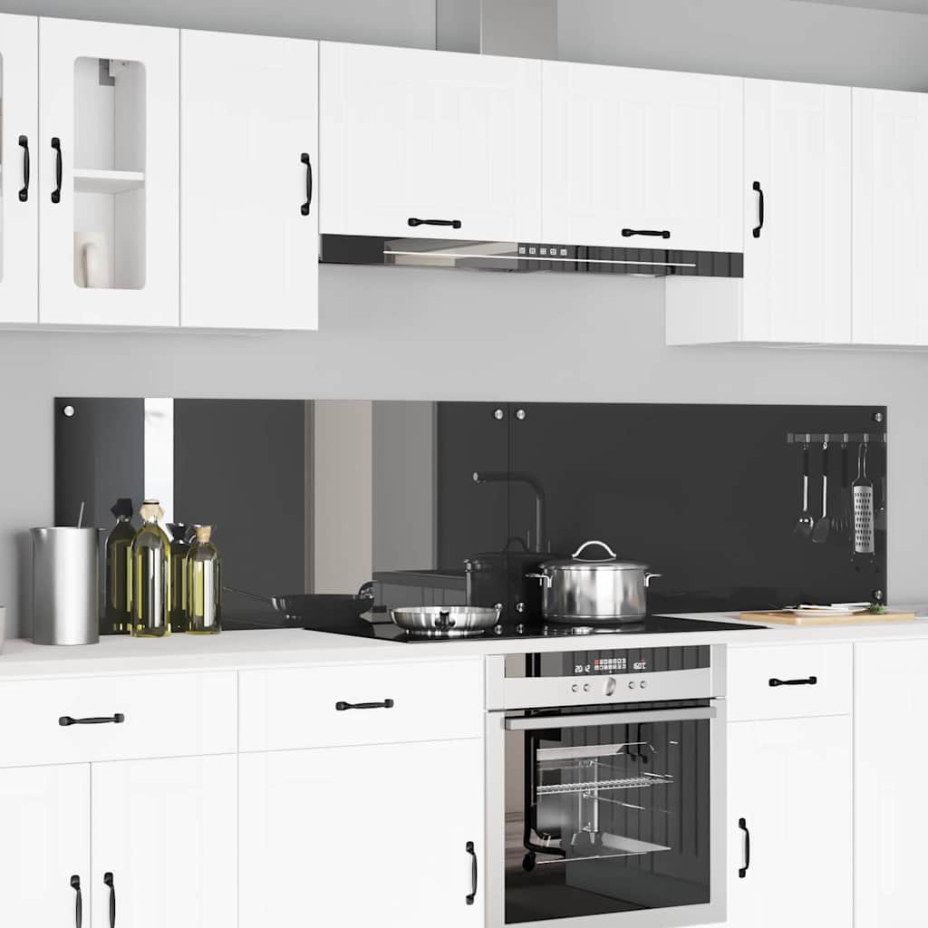 Kitchen splashback 110 x 40 cm tempered glass