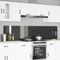 Kitchen splashback 110 x 40 cm tempered glass
