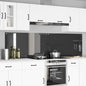 Kitchen splashback 110 x 40 cm tempered glass