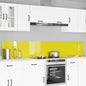 Kitchen splashback 110 x 40 cm tempered glass