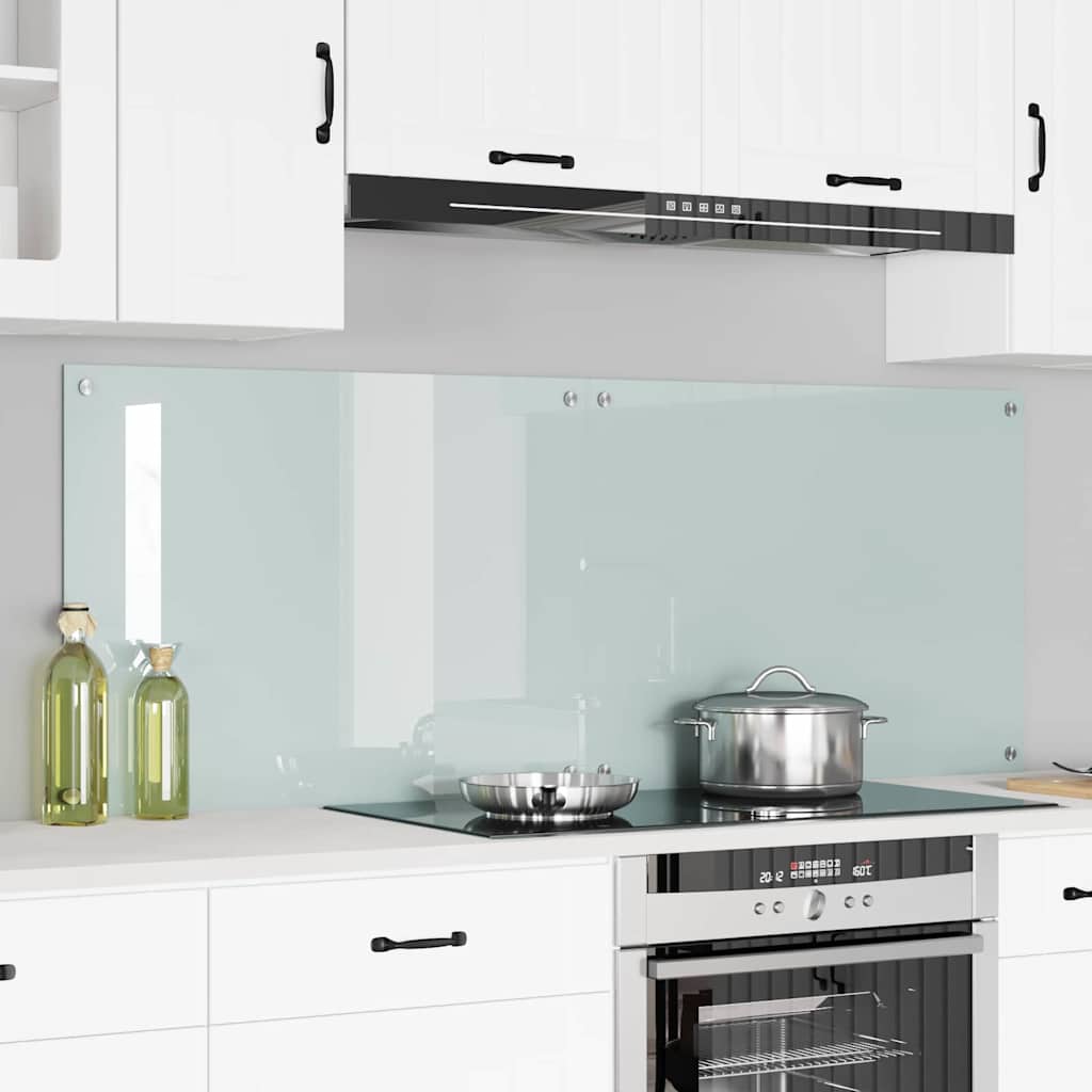 Kitchen Splashback 2 pcs 100 x 50 cm Tempered Glass