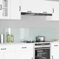 Kitchen Splashback 2 pcs 100 x 50 cm Tempered Glass