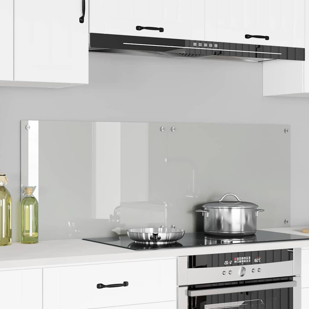Kitchen Splashback 2 pcs 100 x 50 cm Tempered Glass