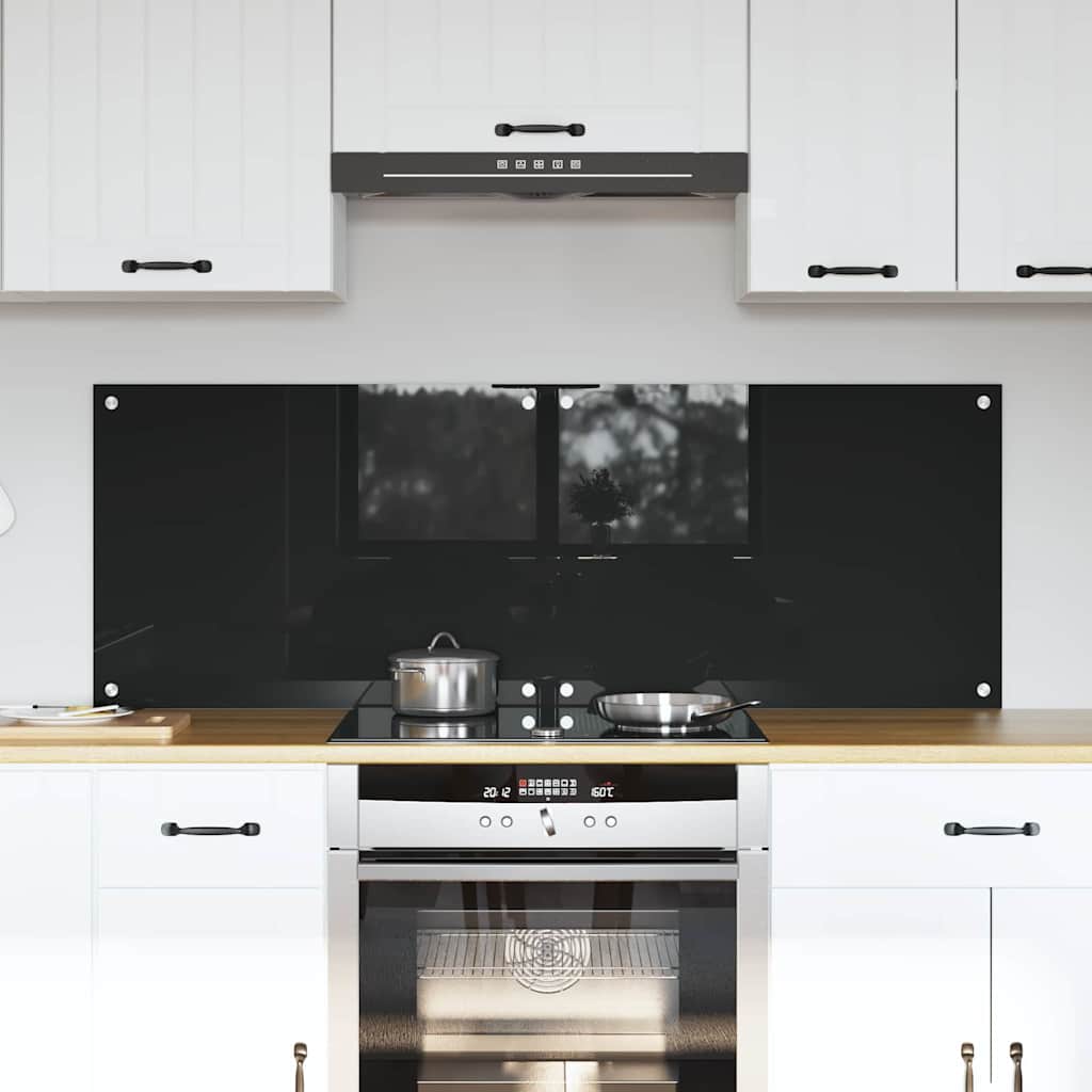 Kitchen Splashback 2 pcs 100 x 50 cm Tempered Glass