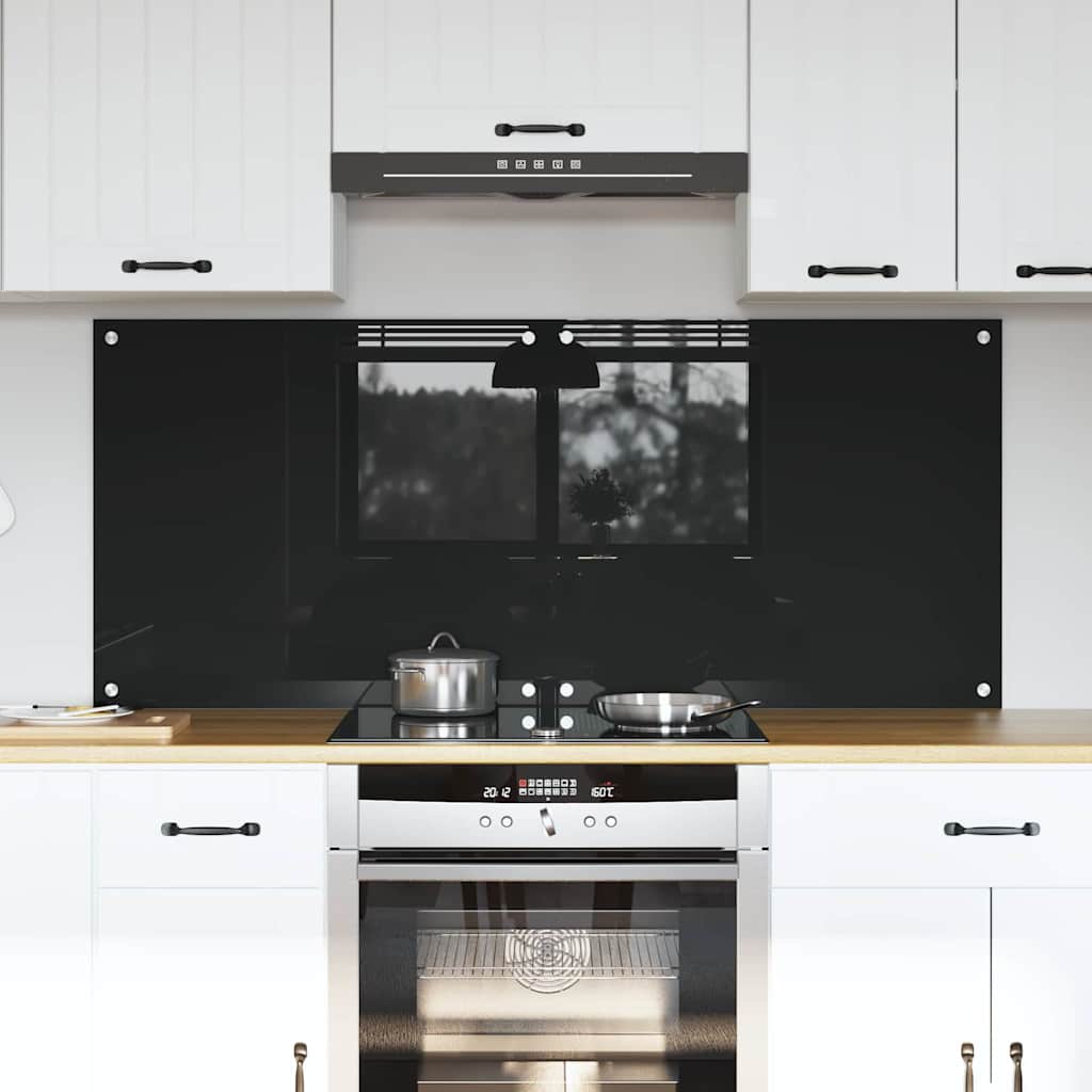 Kitchen Splashback 2 pcs 100 x 50 cm Tempered Glass