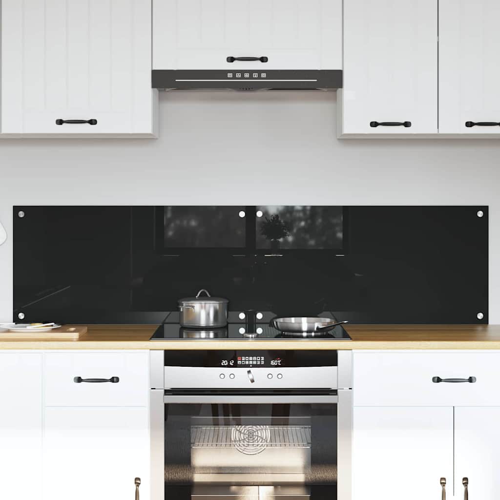 Kitchen Splashback 2 pcs 100 x 50 cm Tempered Glass