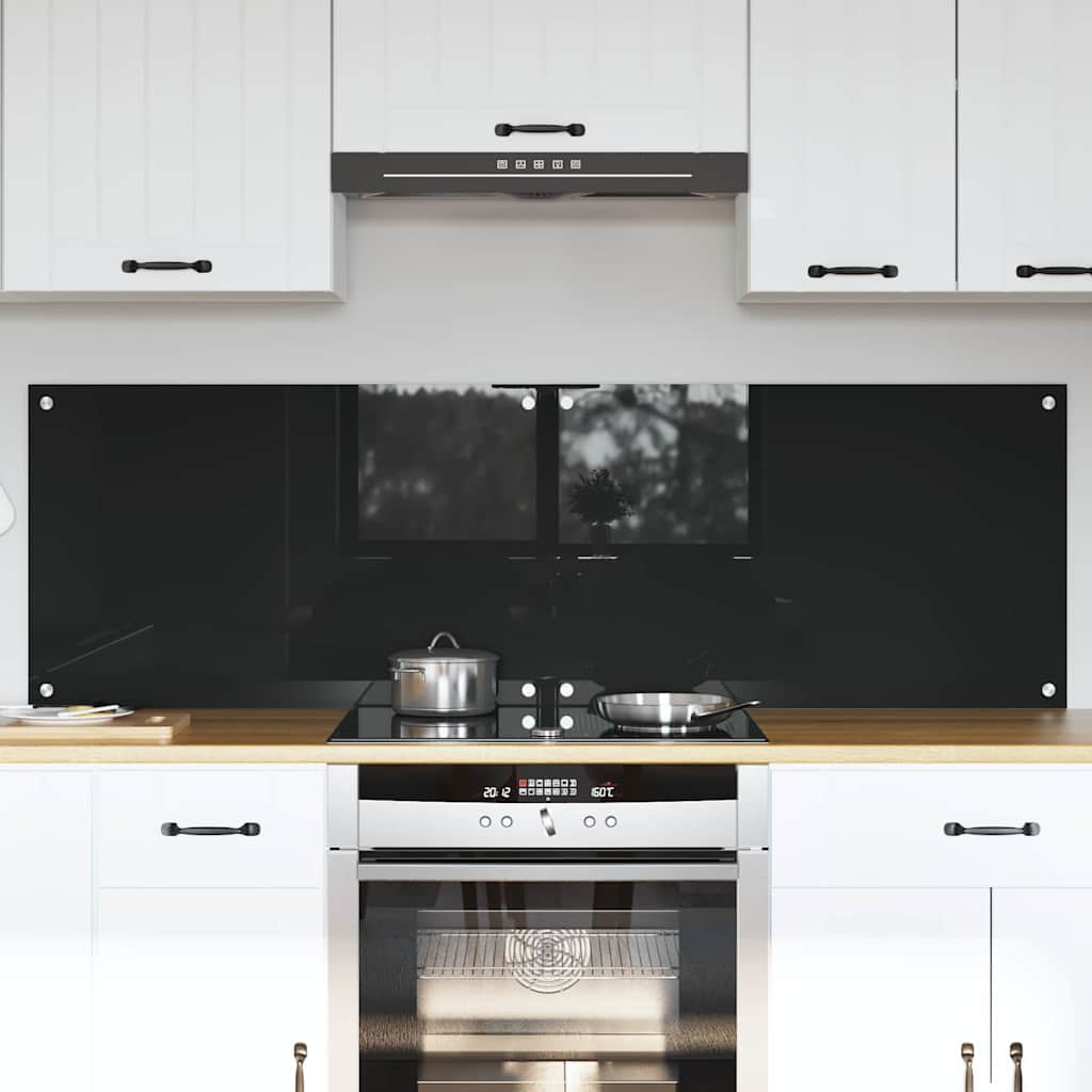 Kitchen Splashback 2 pcs 100 x 50 cm Tempered Glass