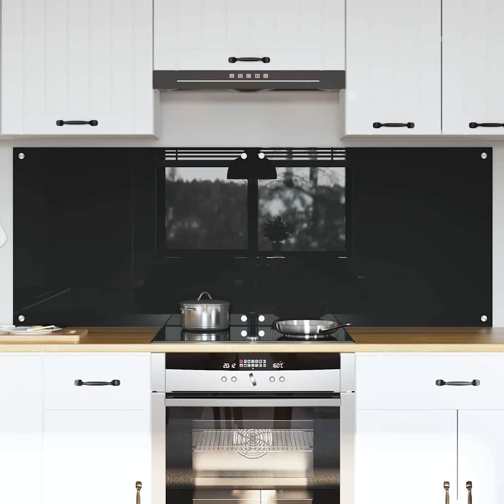 Kitchen Splashback 2 pcs 100 x 50 cm Tempered Glass