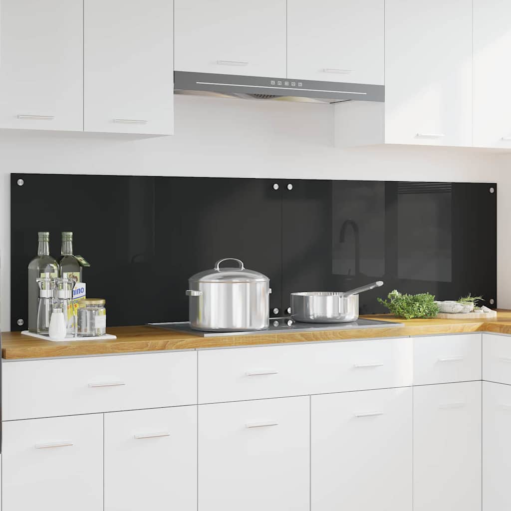 Kitchen Splashback 2 pcs 100 x 50 cm Tempered Glass