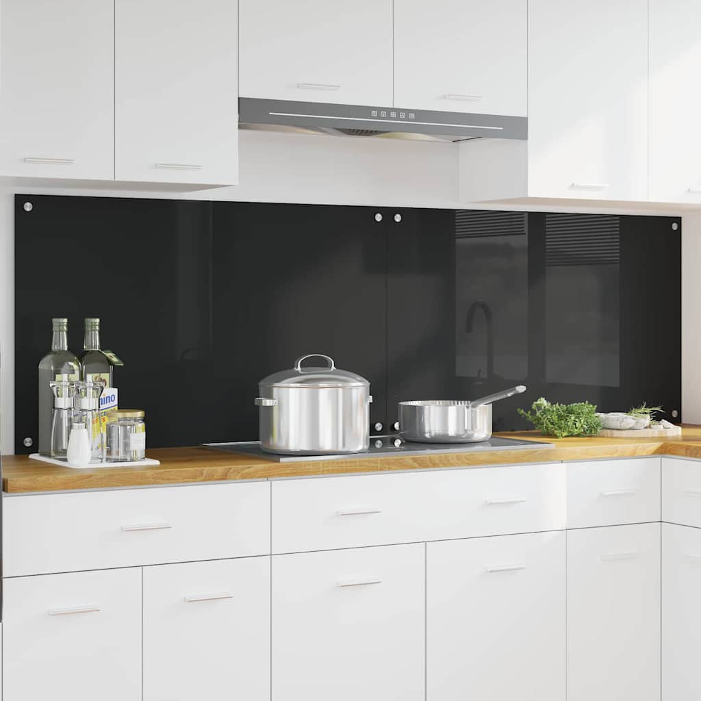 Kitchen Splashback 2 pcs 100 x 50 cm Tempered Glass