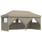 Carpa Pop-up para fiestas Taupé 580 x 292 x 315 cm Tela Oxford