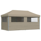 Carpa Pop-up para fiestas Taupé 580 x 292 x 315 cm Tela Oxford