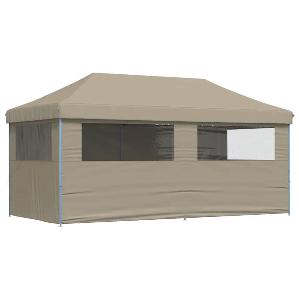 Carpa Pop-up para fiestas Taupé 580 x 292 x 315 cm Tela Oxford