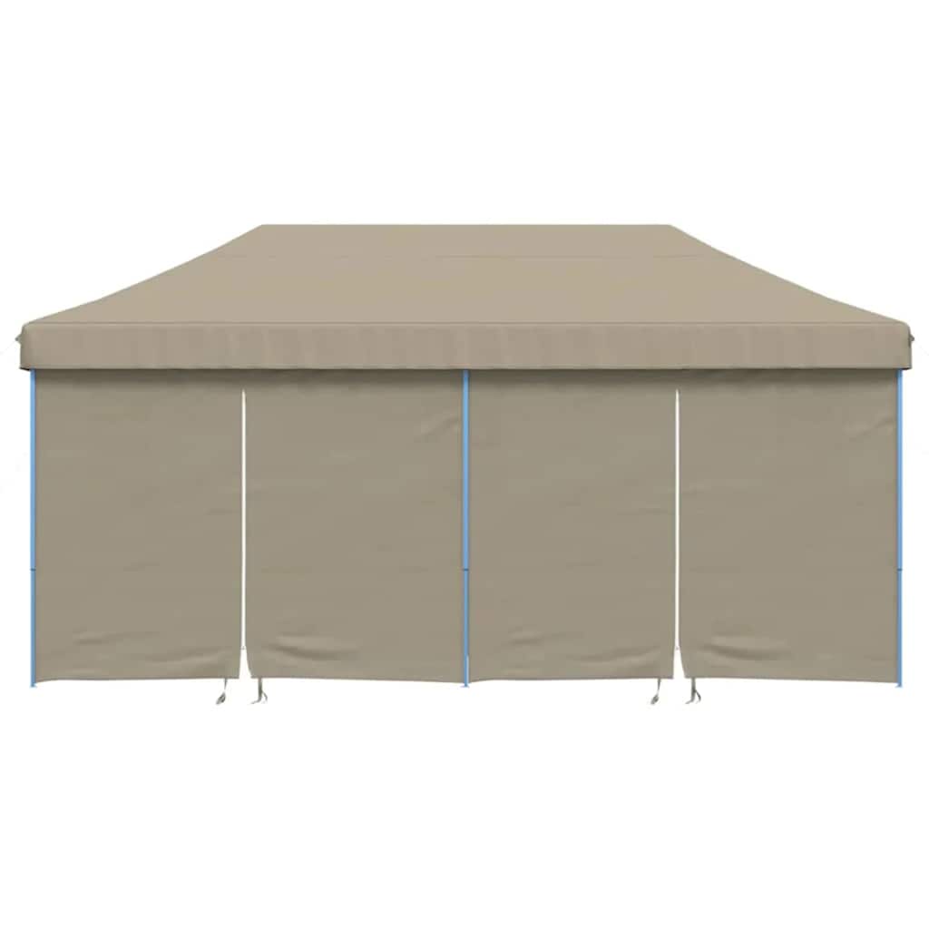 Carpa Pop-up para fiestas Taupé 580 x 292 x 315 cm Tela Oxford