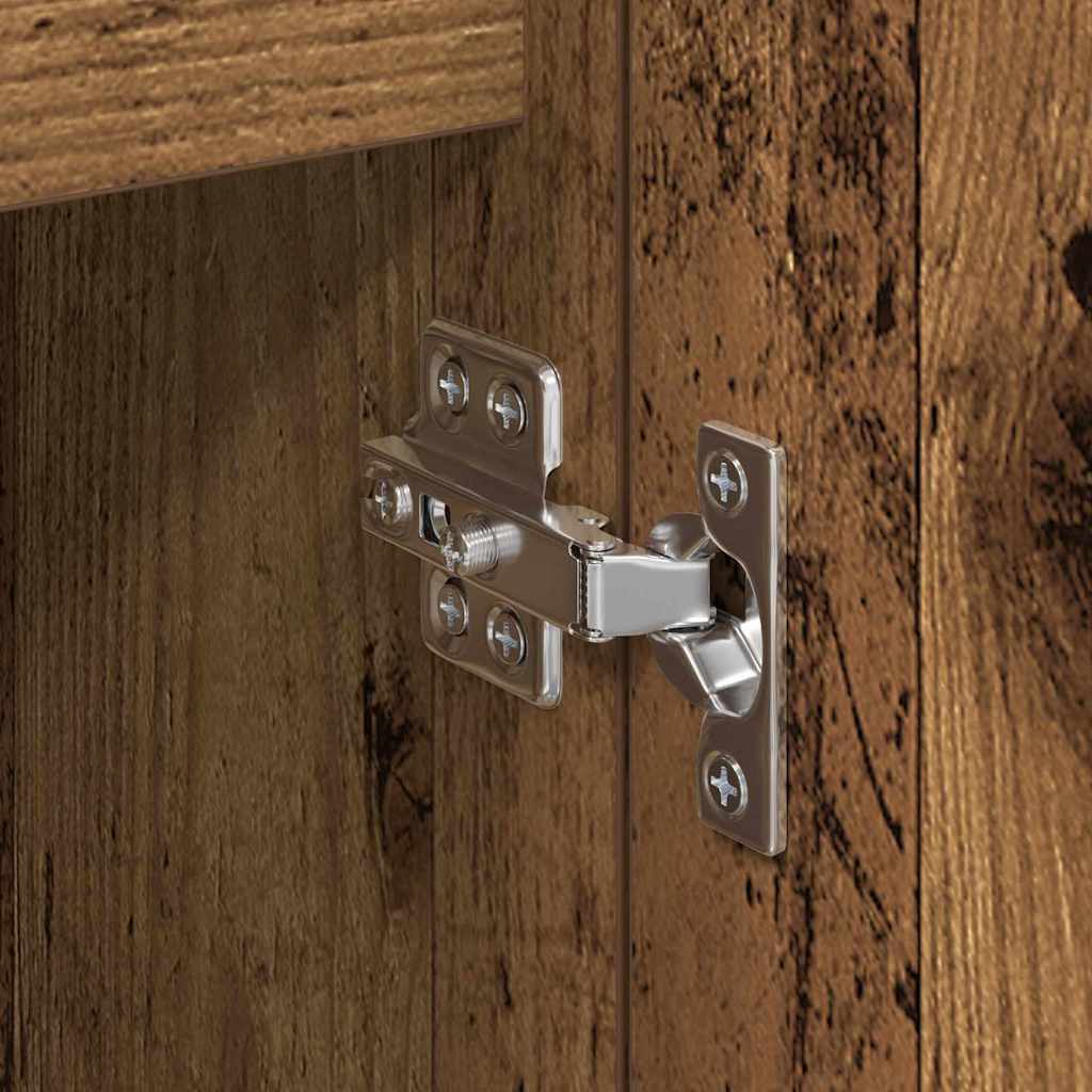 Tableros Lateral 2 pcs Madera Vieja 60 x 35 x 70 cm
