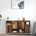 Tableros Lateral 2 pcs Madera Vieja 60 x 35 x 70 cm