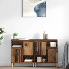 Tableros Lateral 2 pcs Madera Vieja 60 x 35 x 70 cm