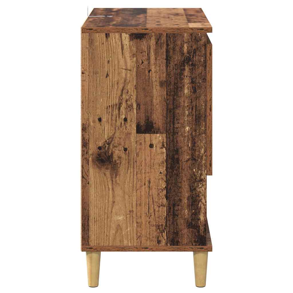 Tableros Lateral 2 pcs Madera Vieja 60 x 35 x 70 cm