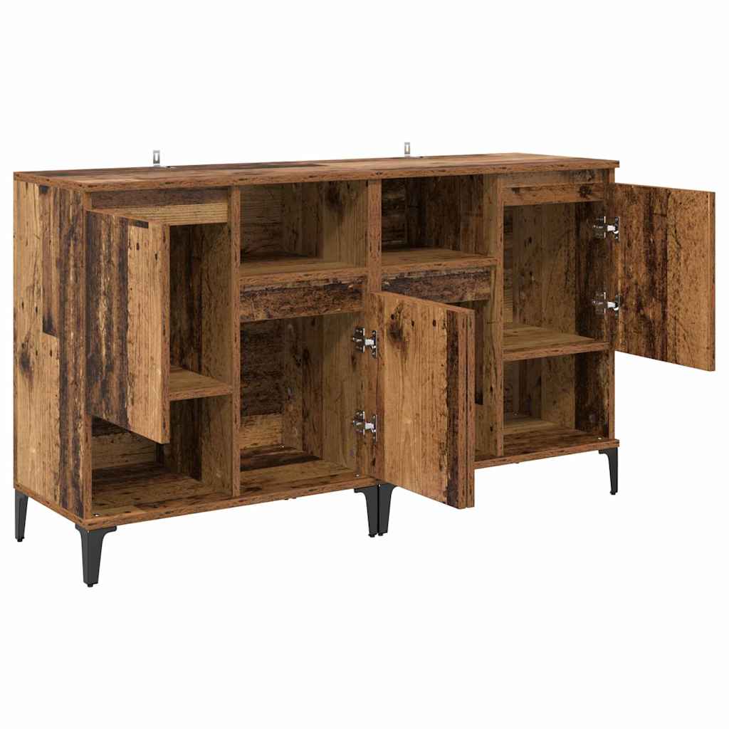 Tableros Lateral 2 pcs Madera Vieja 60 x 35 x 70 cm