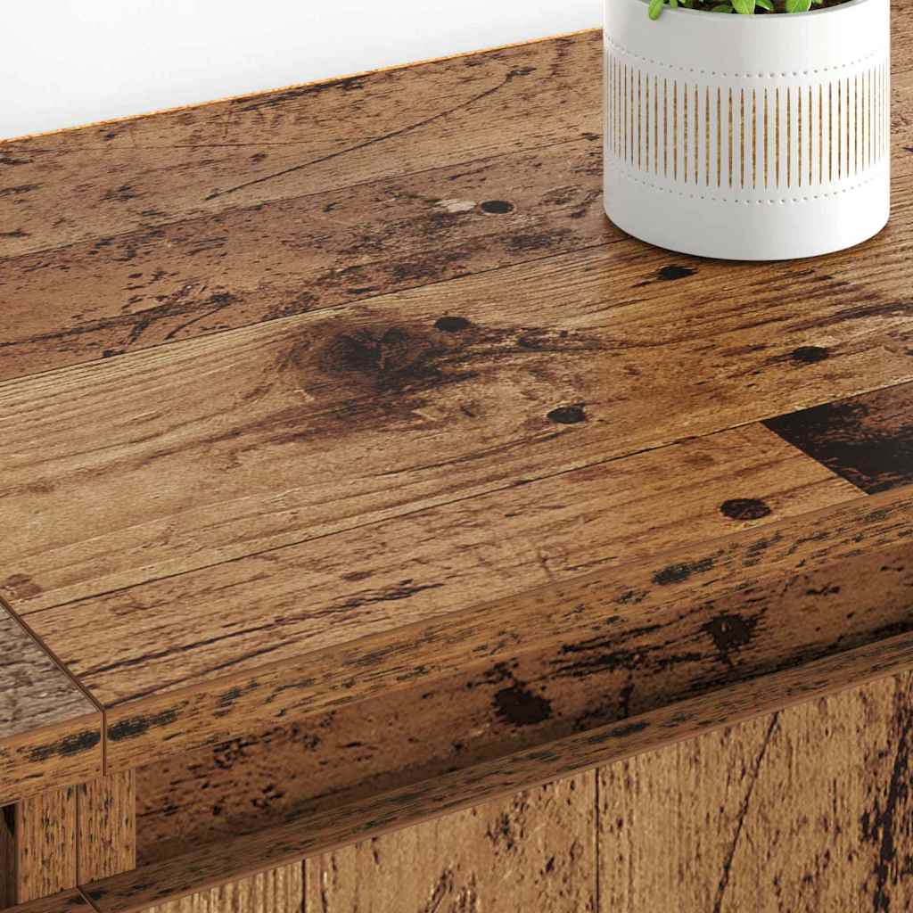 Tableros Lateral 2 pcs Madera Vieja 60 x 35 x 70 cm