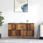 Tableros Lateral 2 pcs Madera Vieja 60 x 35 x 70 cm