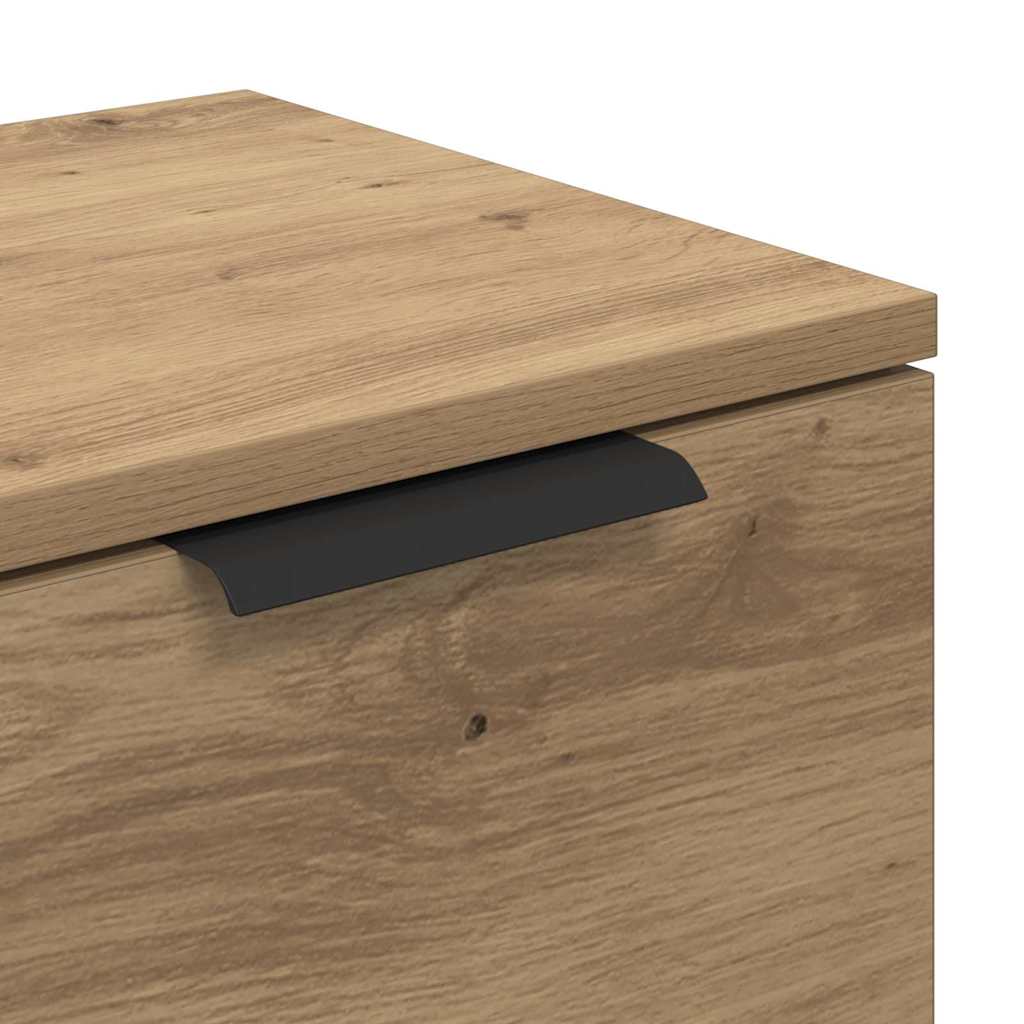 Tableros Lateral 2 pcs Roble artesanal 60 x 30 x 70 cm