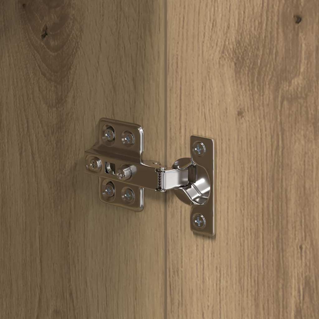 Tableros Lateral 2 pcs Roble artesanal 60 x 30 x 70 cm