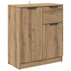 Tableros Lateral 2 pcs Roble artesanal 60 x 30 x 70 cm