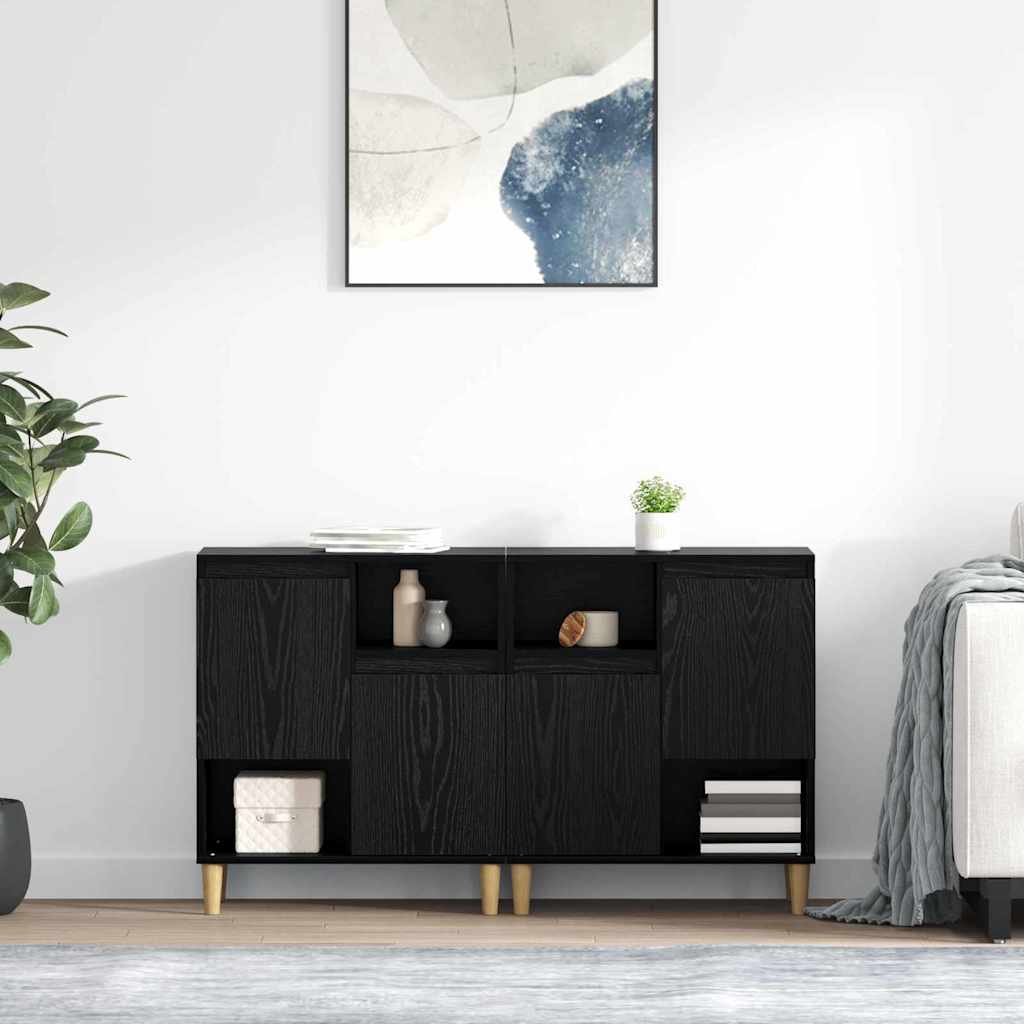 Tableros Lateral 2 pcs Madera Vieja 60 x 35 x 70 cm