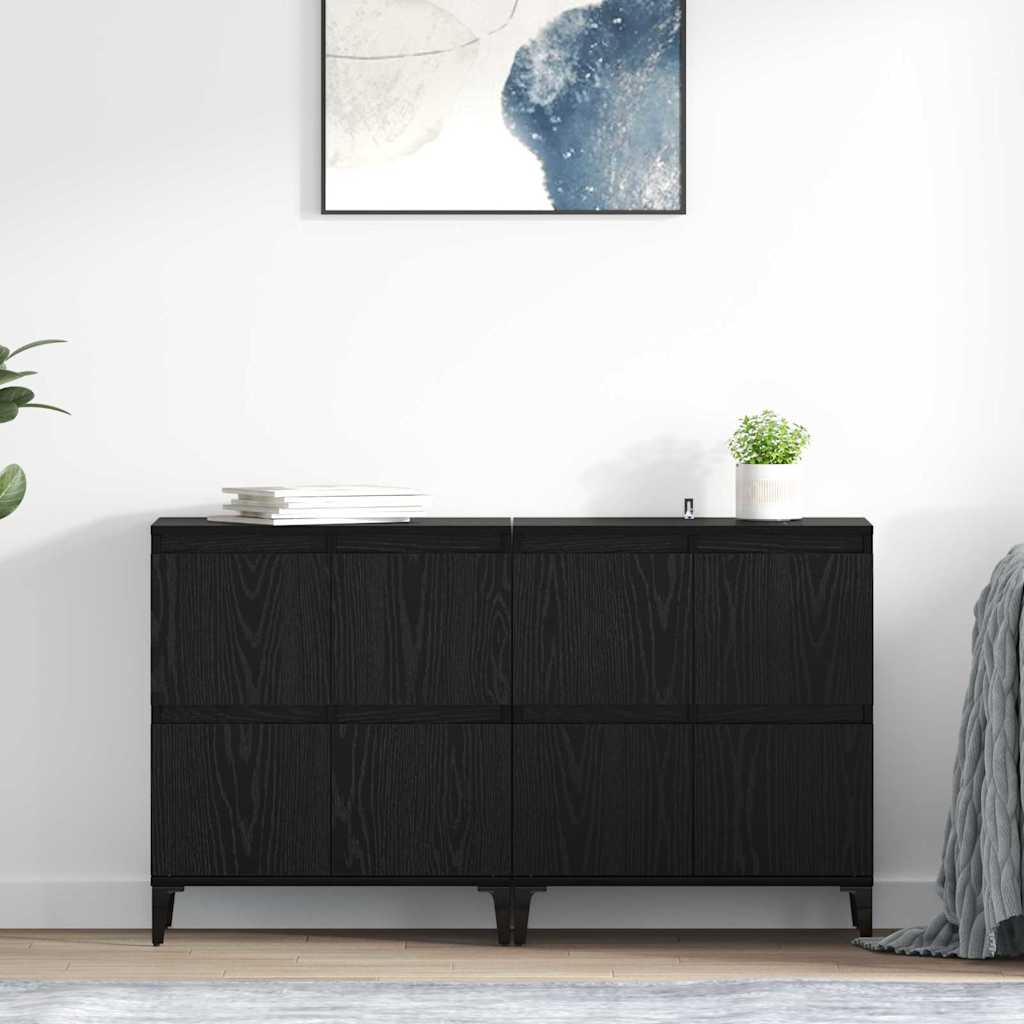 Sideboards 2 pcs Old Wood 60 x 35 x 70 cm