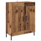 Aparador alto 2 pcs Madera envejecida Madera de ingeniería