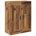 Aparador alto 2 pcs Madera envejecida Madera de ingeniería