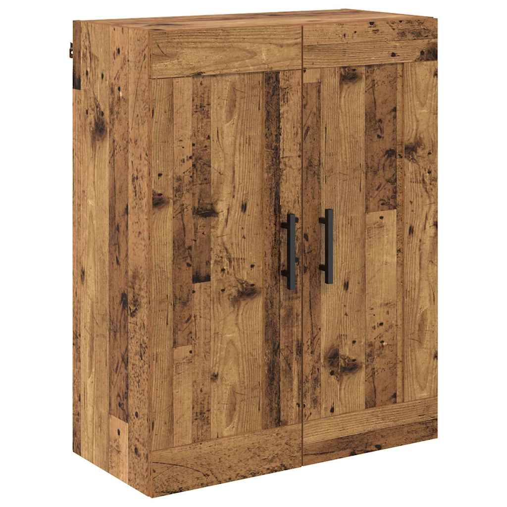 Aparador alto con cajón Madera vieja 69,5 x 34 x 180 cm