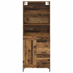 Aparador alto con cajón Madera vieja 69,5 x 34 x 180 cm