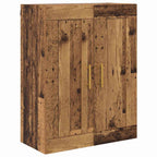 Aparador alto con cajón Madera envejecida 69,5 x 34 x 180 cm