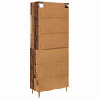 Aparador alto con cajón Madera vieja 69,5 x 34 x 180 cm