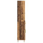 Aparador alto con cajón Madera vieja 69,5 x 34 x 180 cm