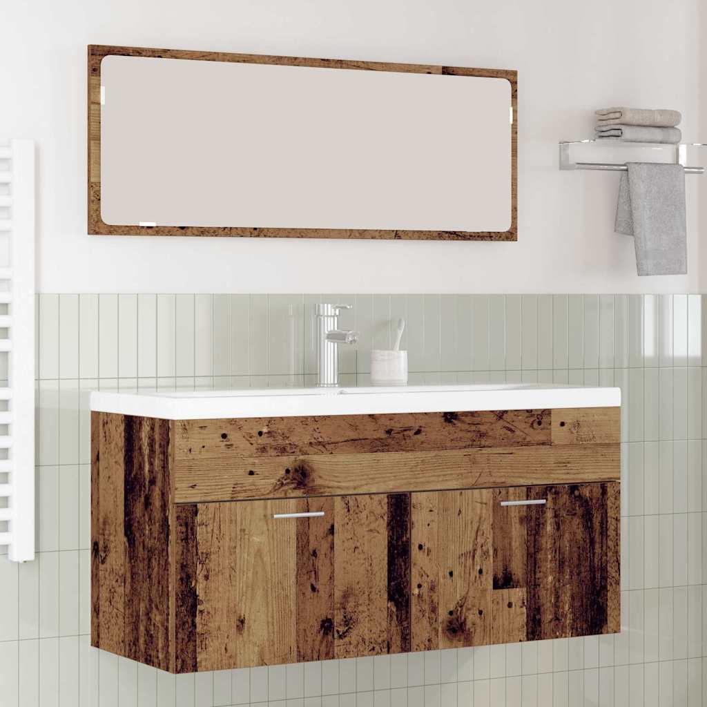 Mueble de Cuarto de Baño con cajón Madera de ingeniería