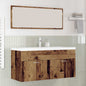 Engineered Wood Bathroom Cabinet with Drawer