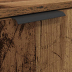 Juego de Muebles de Baño Madera envejecida Madera de ingeniería