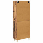 Aparador alto Madera envejecida 69,5 x 34 x 180 cm