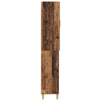 Aparador alto Madera envejecida 69,5 x 34 x 180 cm