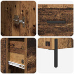 Alacena Madera Vieja 34,5 x 34 x 180 cm Madera contrachapada