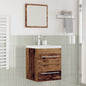 Bathroom Vanity Unit with Drawer 2 pcs 80 x 38.5 x 48 cm