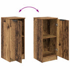Aparador con cajón 3 pcs Madera envejecida Madera de ingeniería