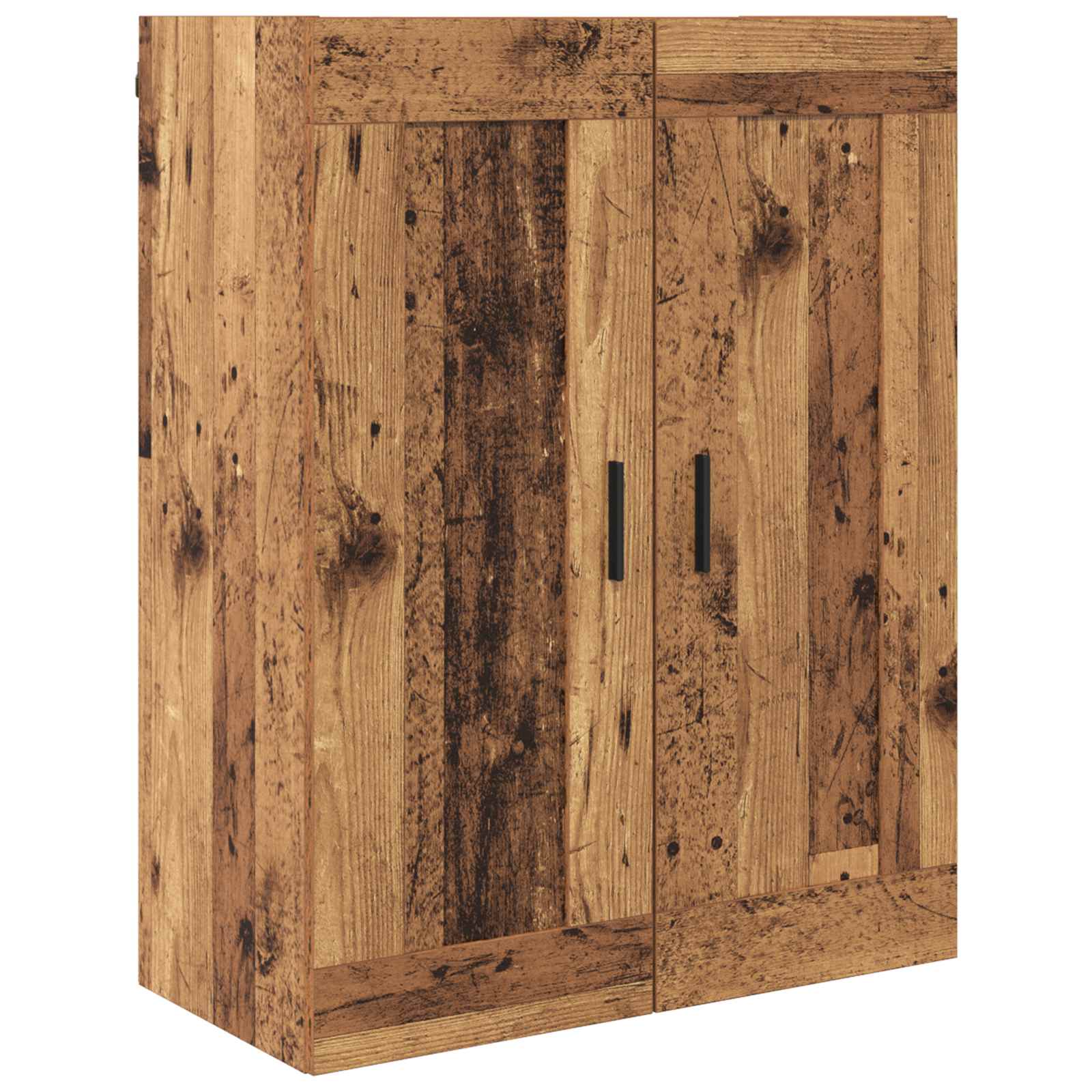 Aparador alto 2 pcs Madera envejecida Madera de ingeniería