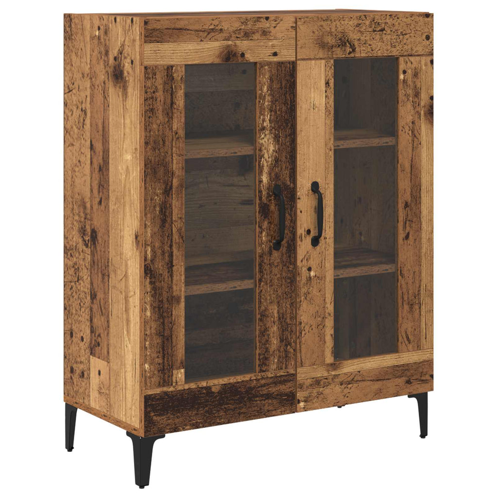 Aparador alto Madera envejecida 69,5 x 34 x 180 cm