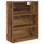 Aparador alto Madera envejecida 69,5 x 34 x 180 cm