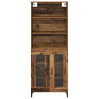 Aparador alto Madera envejecida 69,5 x 34 x 180 cm