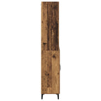 Aparador alto Madera envejecida 69,5 x 34 x 180 cm